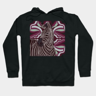 Modern Zebra Design Hoodie